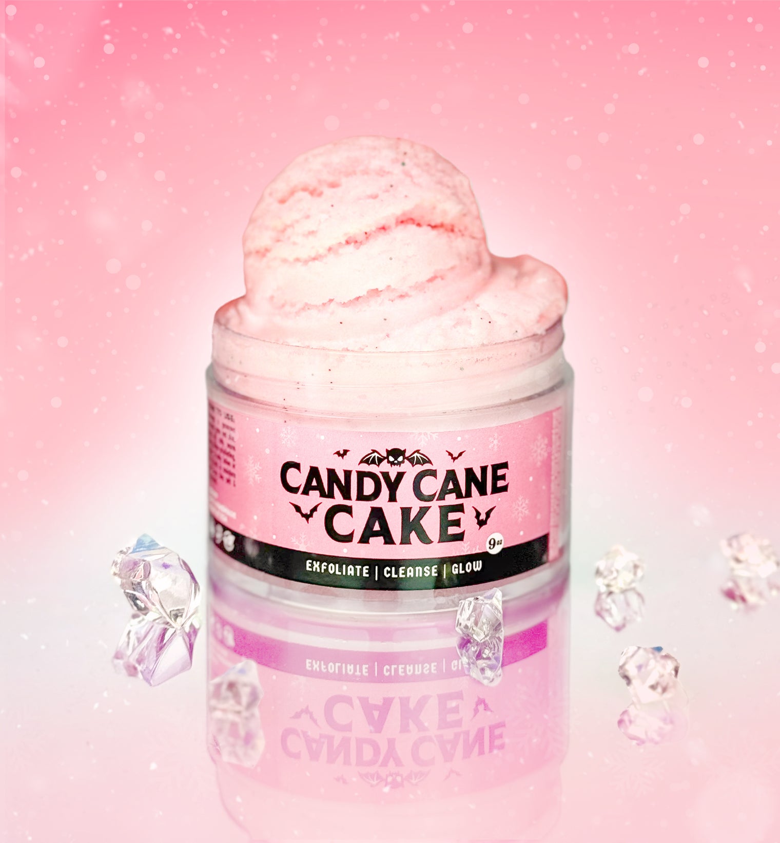 Candy Cane Cake Cream Scrub