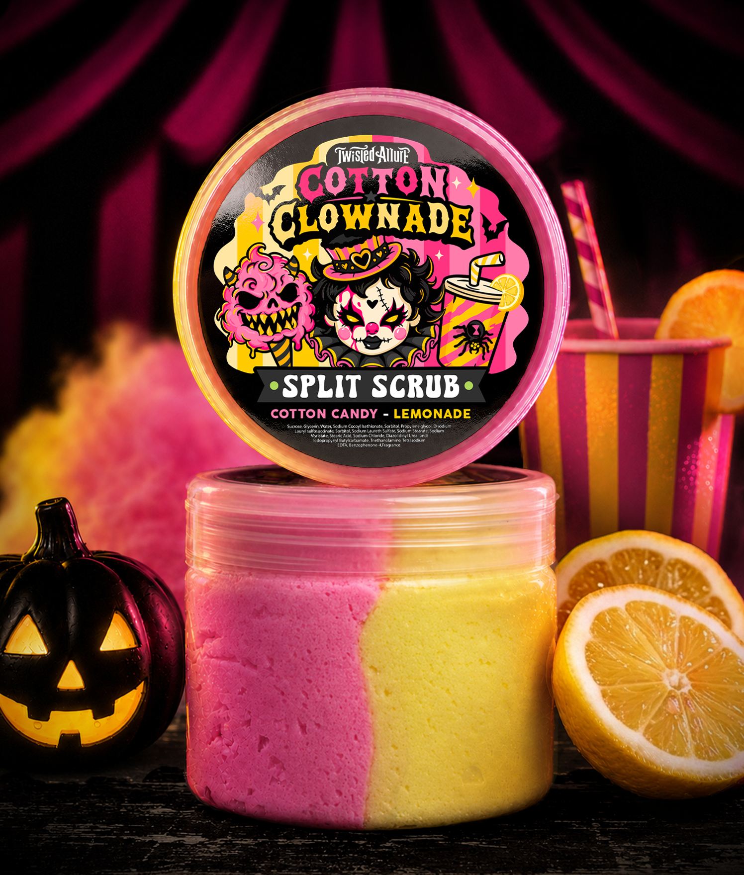 Cotton Candy & Lemonade Split Scrub