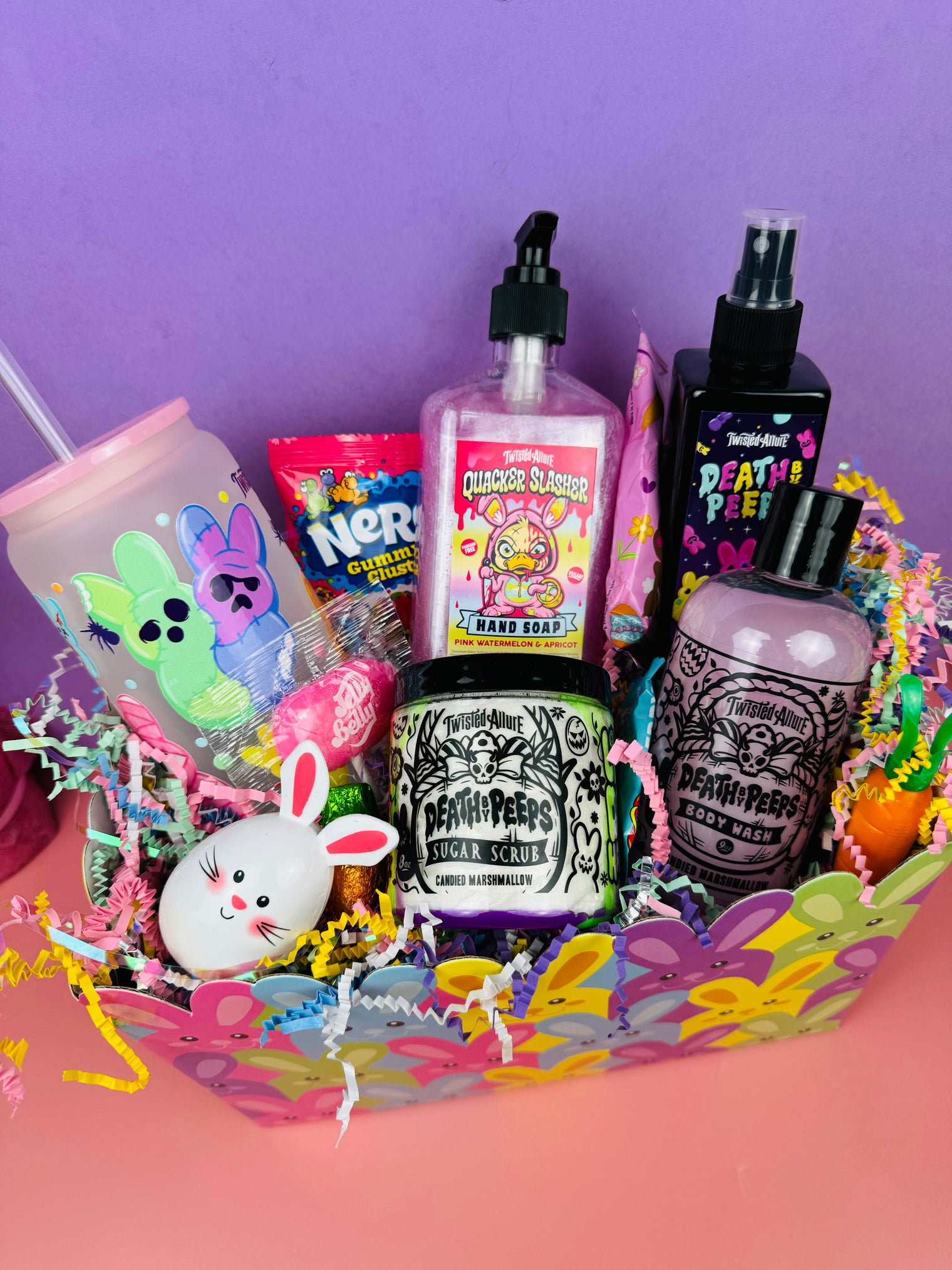 Peeps glass can set