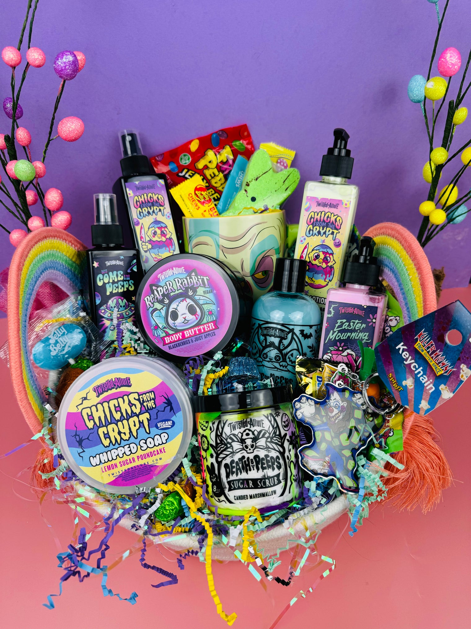Rainbow Killer klown basket