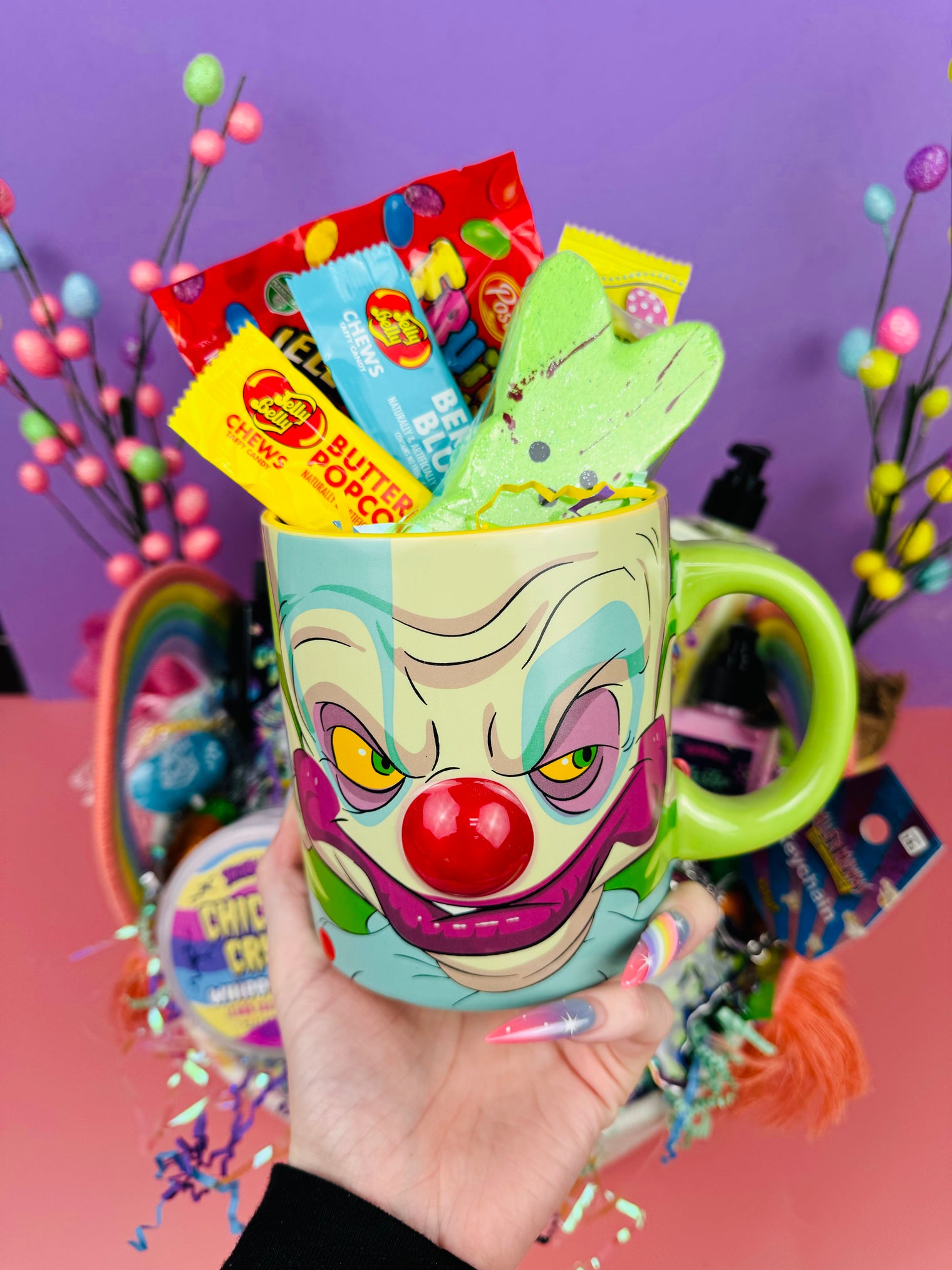 Rainbow Killer klown basket
