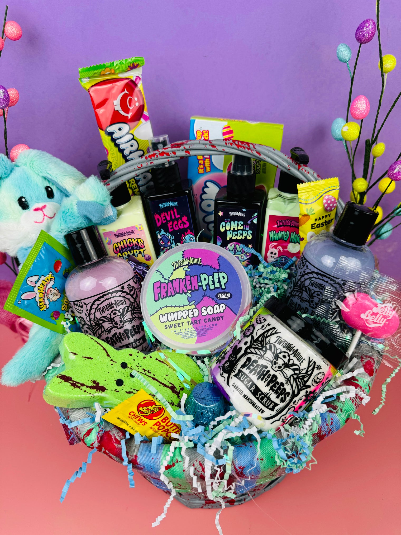 Grey bloody basket