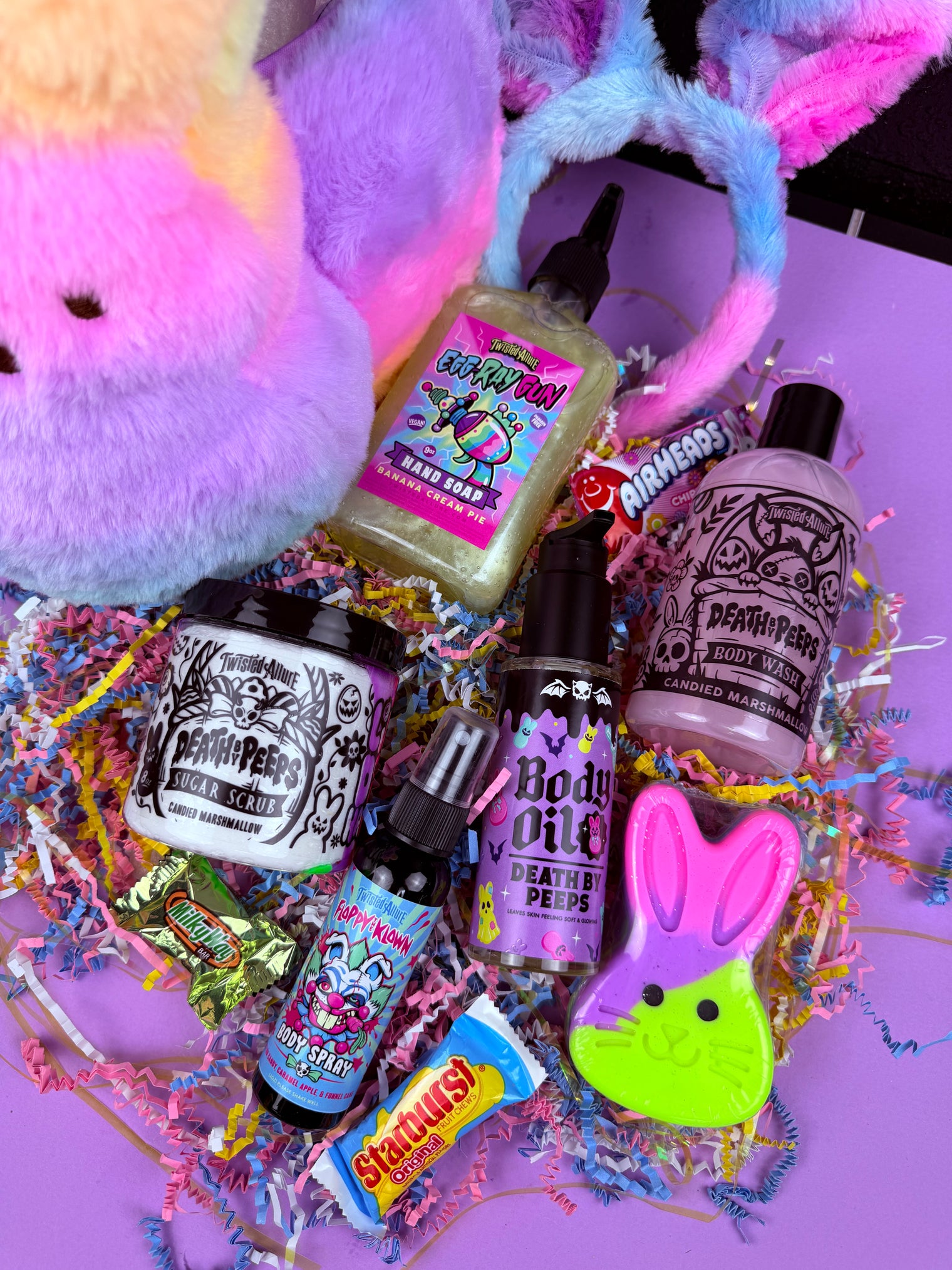 Peeps Plush Basket