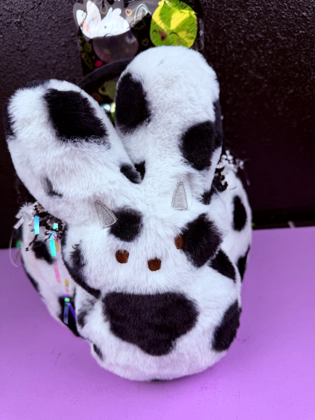 Cow Peep Plush Basket
