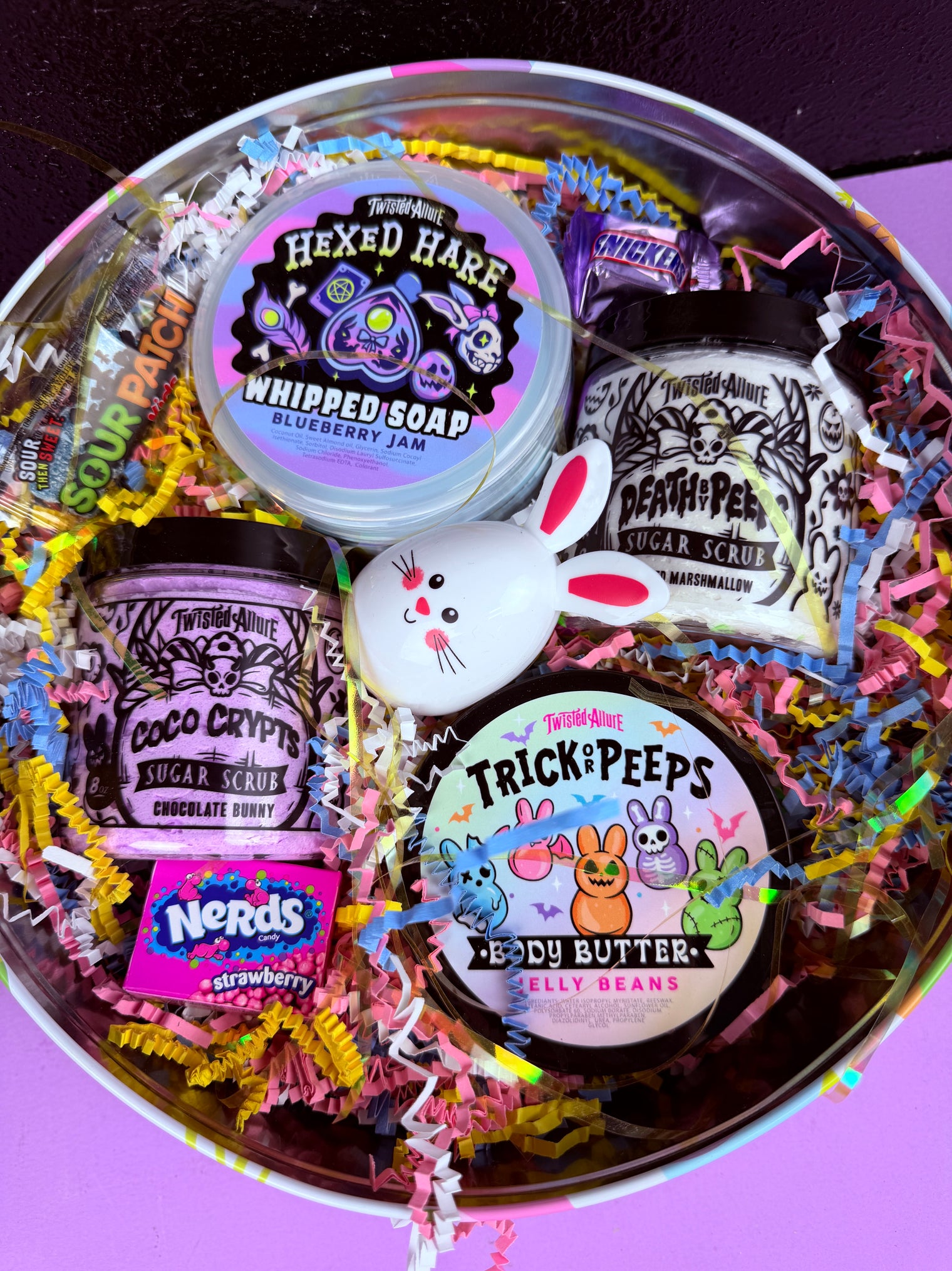 Large Happy Easter Tin