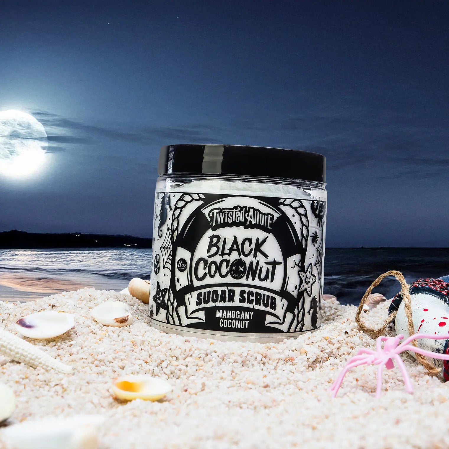 Black Coconut Sugar Scrub