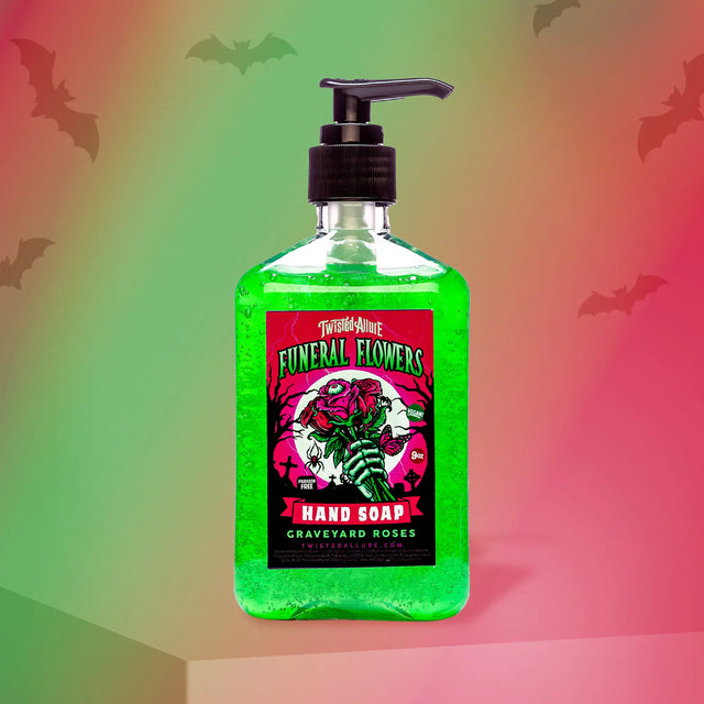 Funeral Flowers Hand Soap