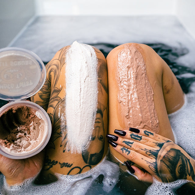 Choco Twist Split Scrub