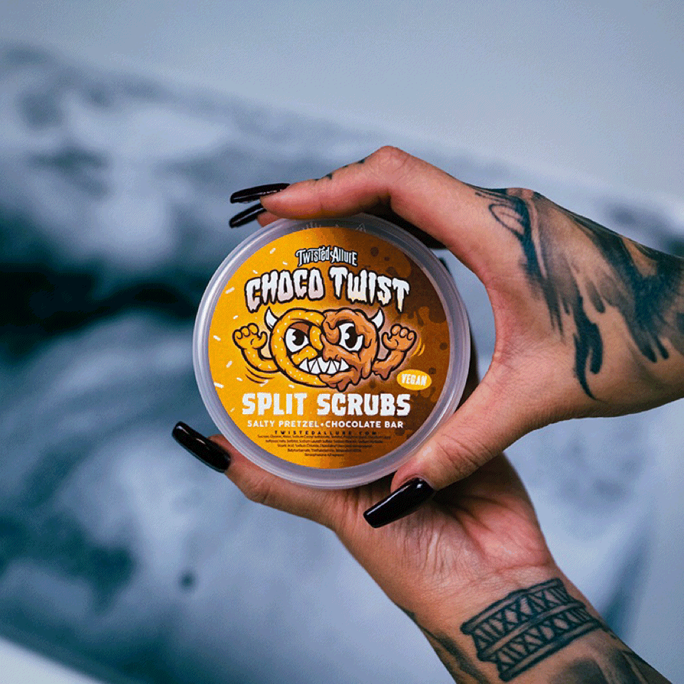 Choco Twist Split Scrub