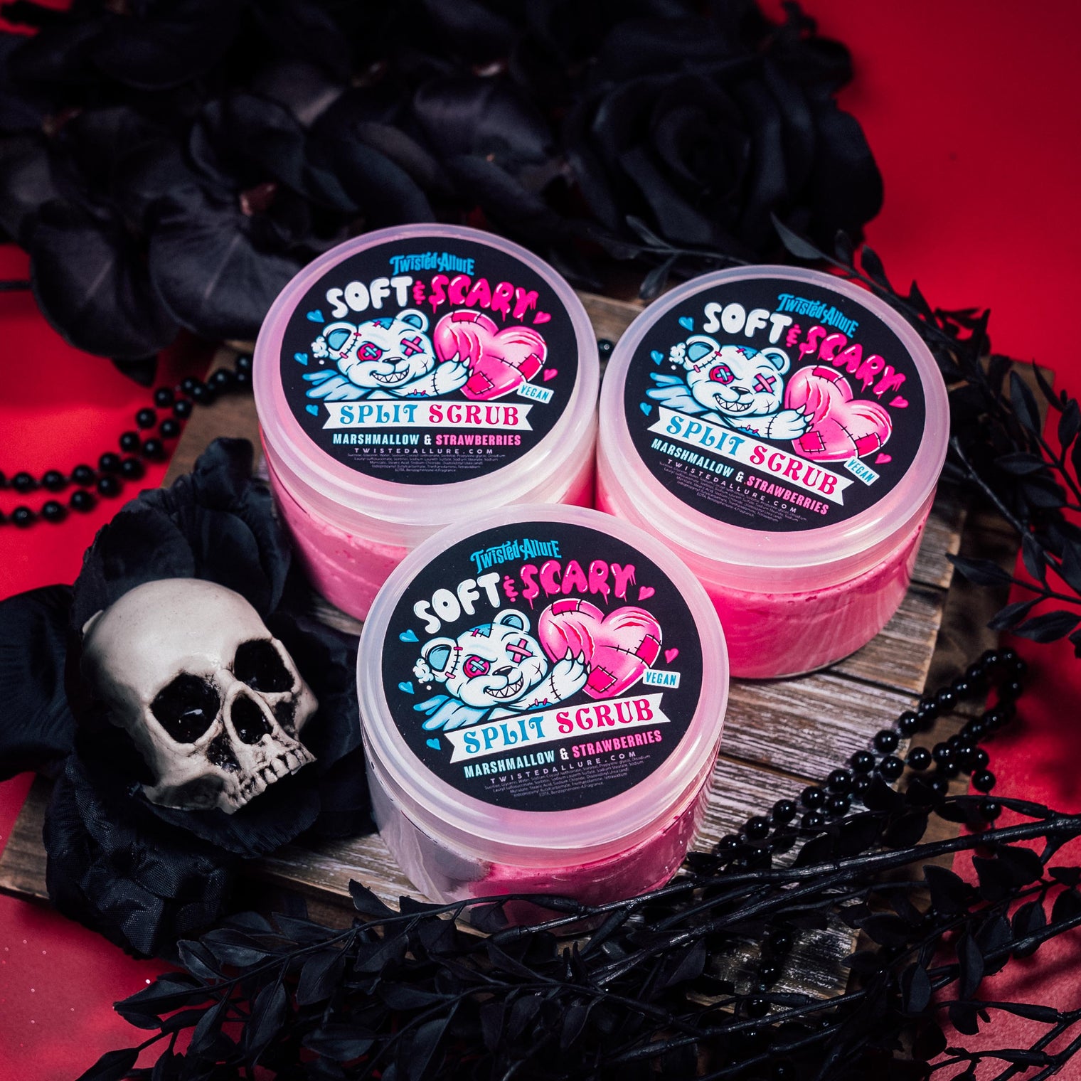 Soft and Scary Split Scrub