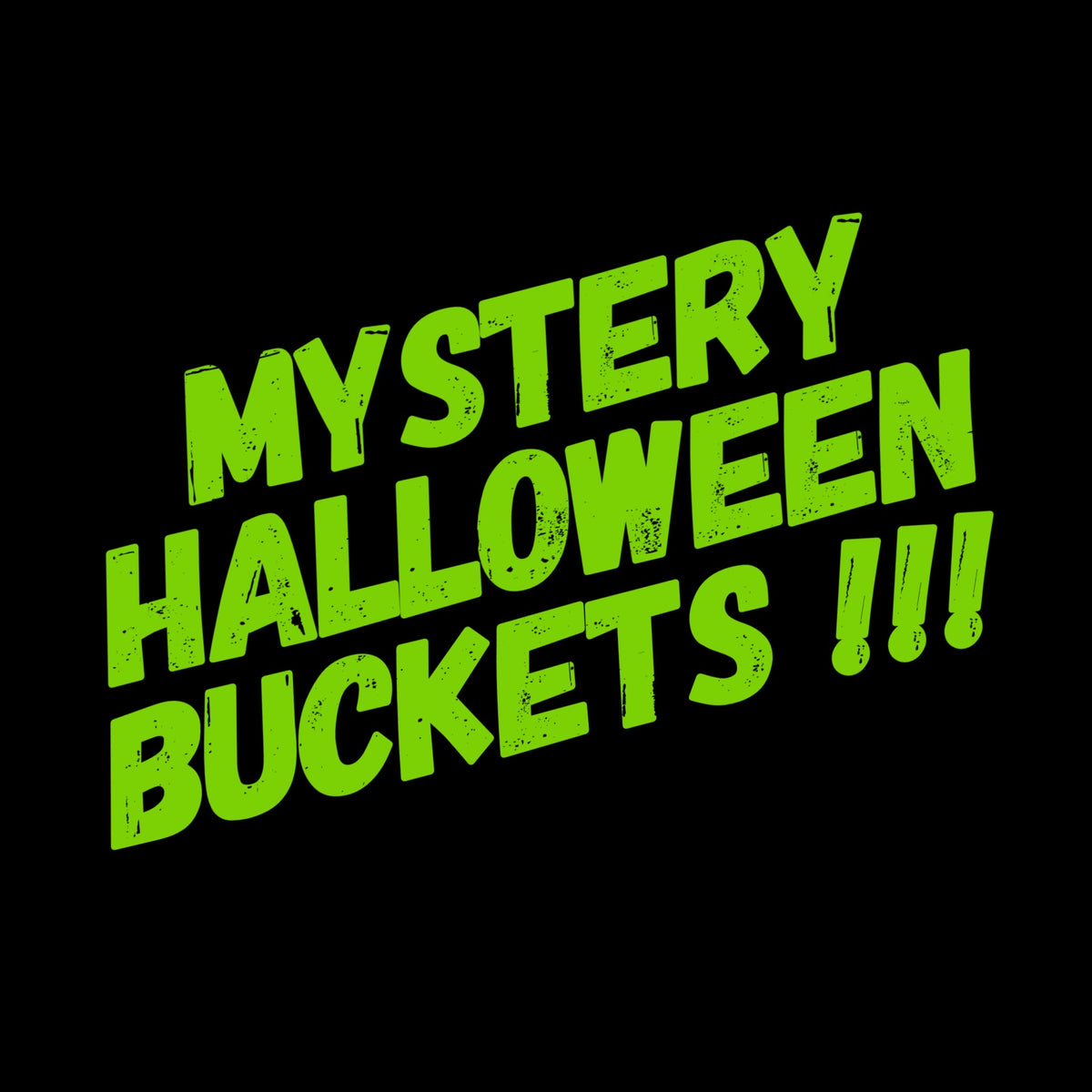Mystery Halloween Buckets