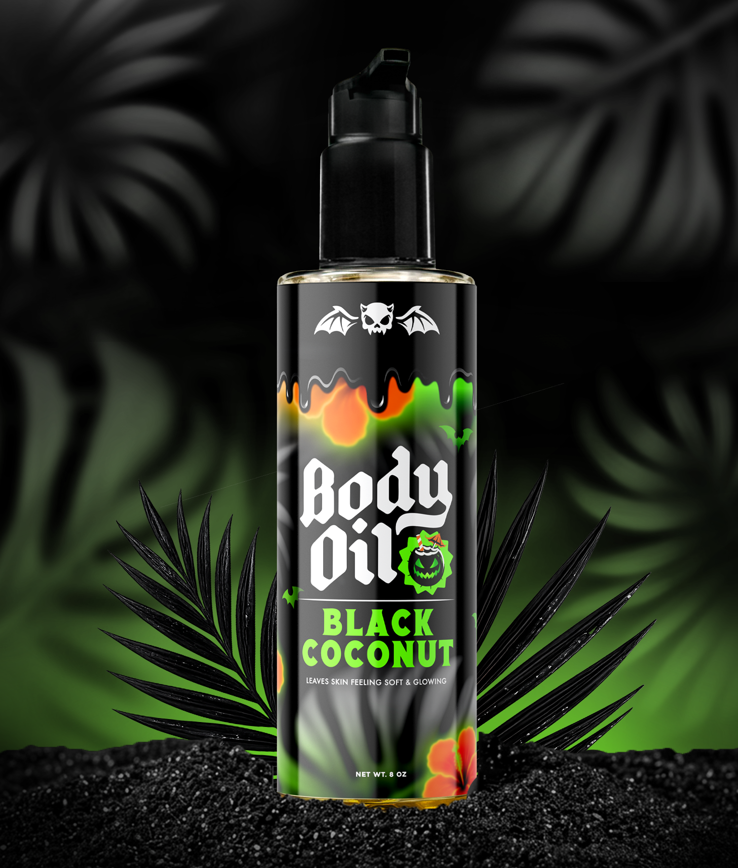 Black Coconut Body Oil