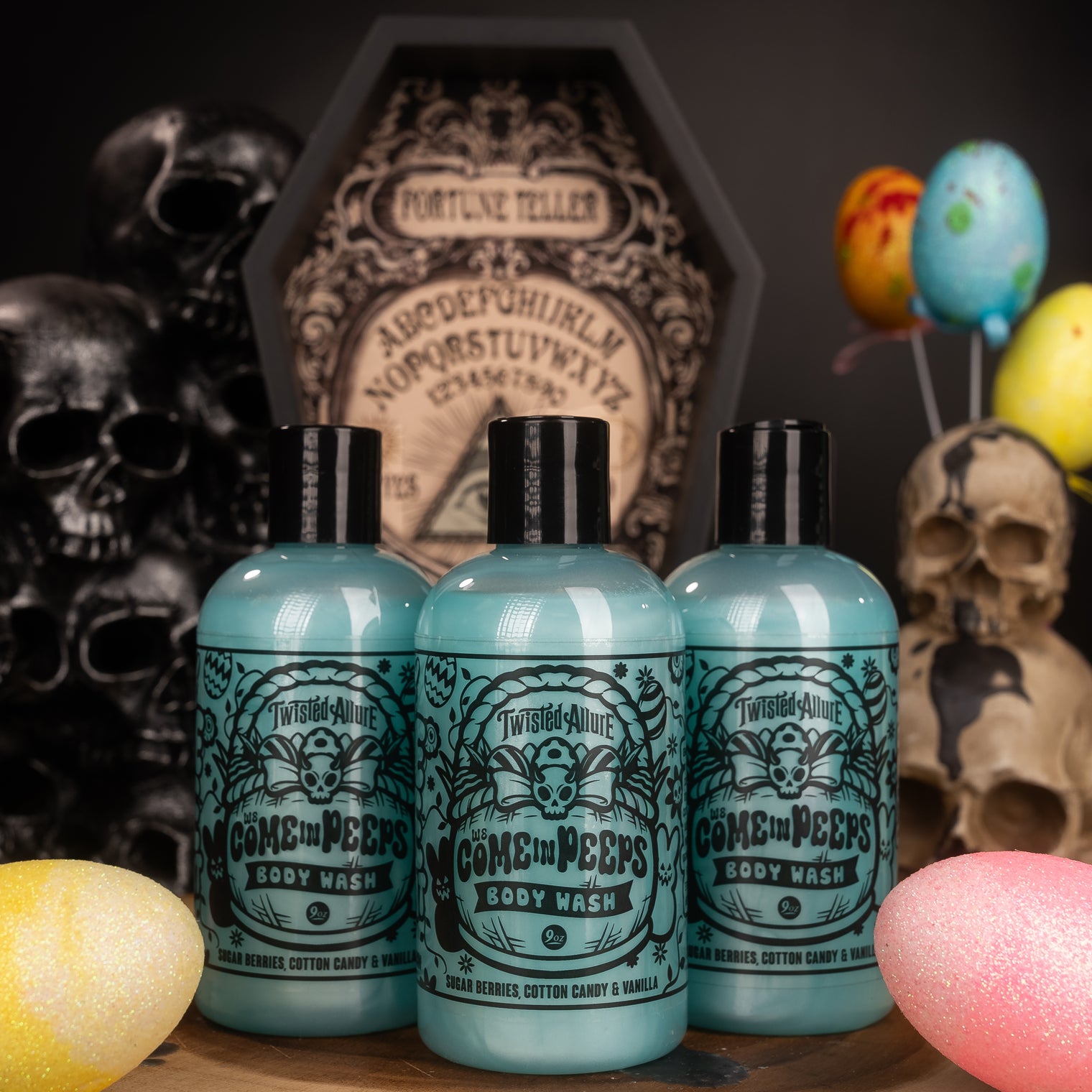 We come in Peeps Body Wash