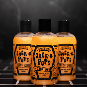 Jack O Pops body wash (pineapple, orange & cherry)