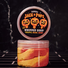 Load image into Gallery viewer, Jack O Pops Whipped Soap (Pineapple, Orange &amp; Cherries)
