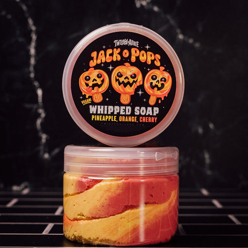 Jack O Pops Whipped Soap (Pineapple, Orange & Cherries)