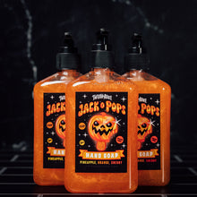 Load image into Gallery viewer, Jack O Pops Hand Soap (pineapple, orange &amp; cherry)