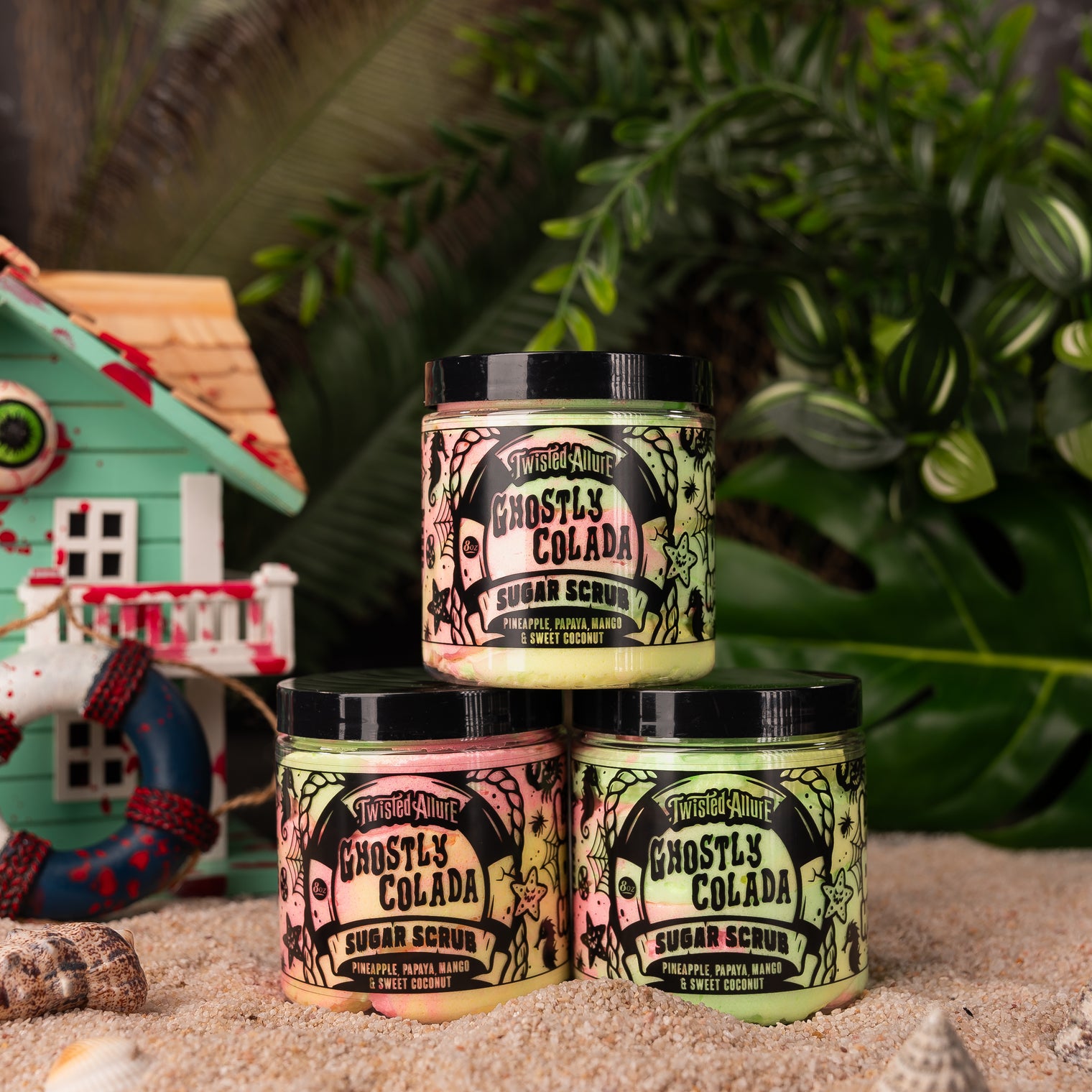 Ghostly Colada sugar scrub