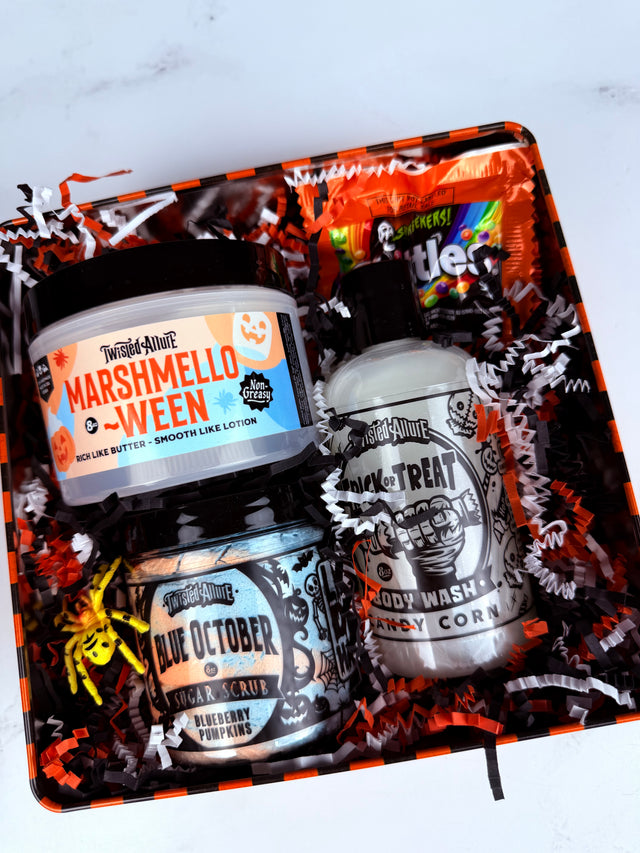 Orange Trick or Treat Tin
