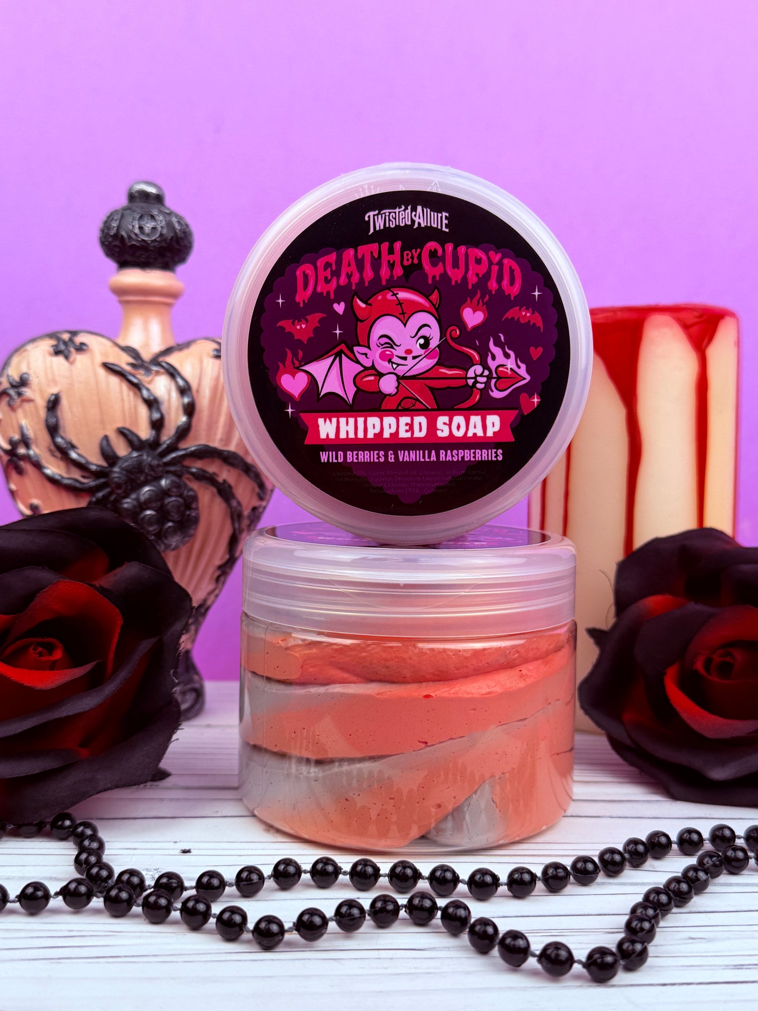 Death By Cupid Whipped Soap