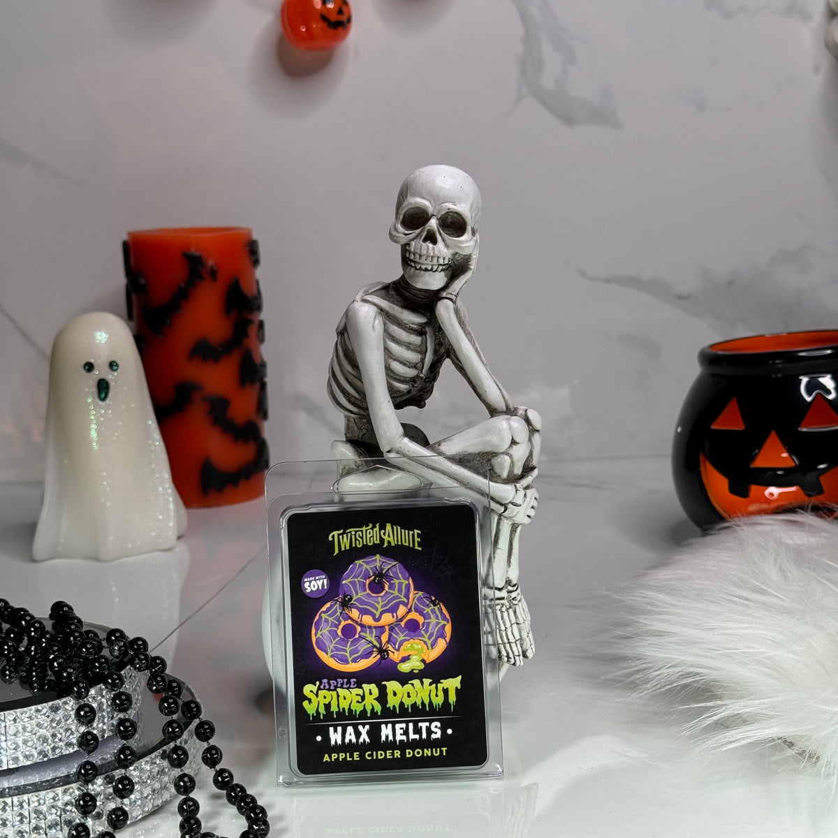 Apple Spider Donut Wax Melts