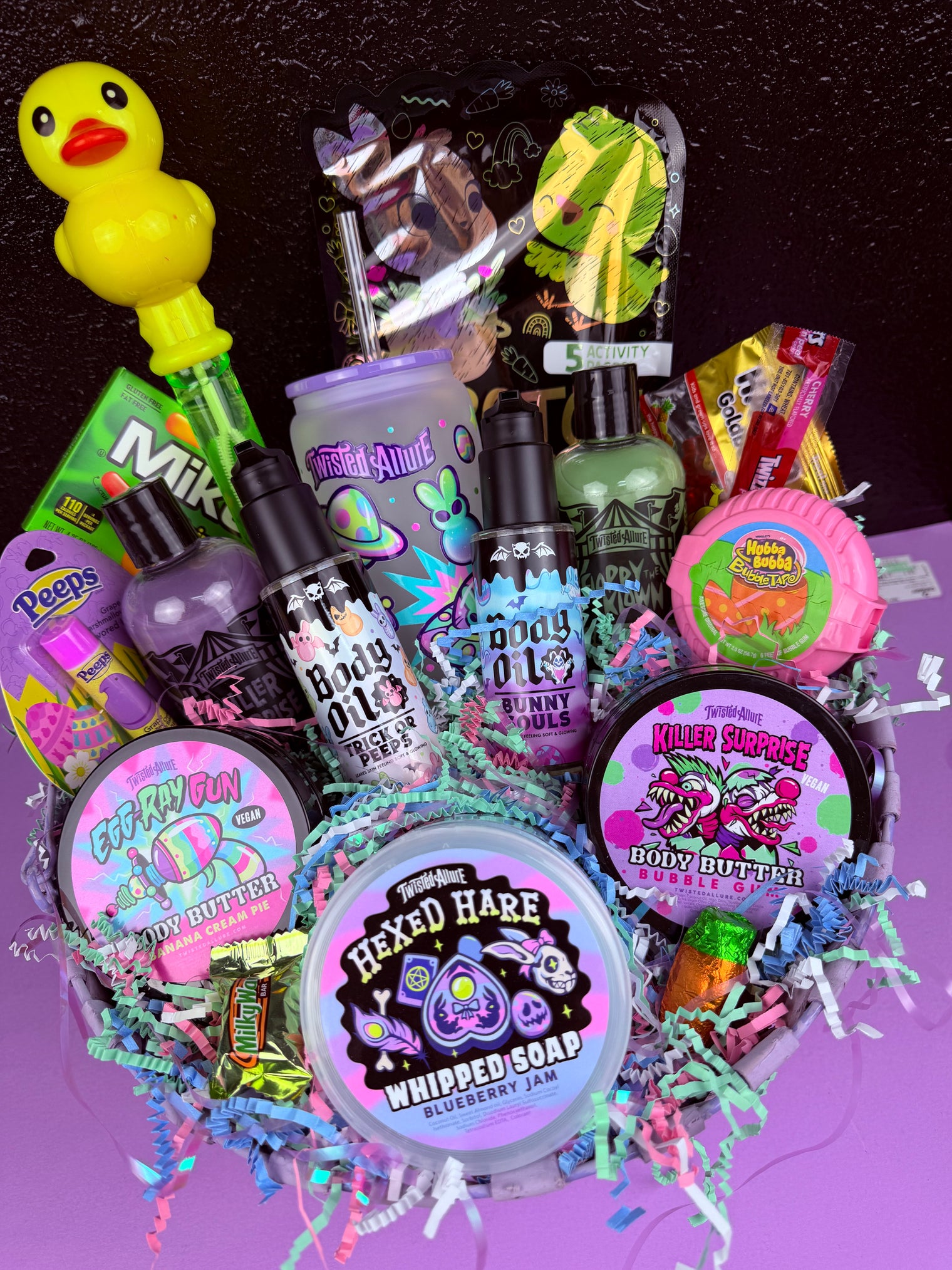 Purple Bloody Basket