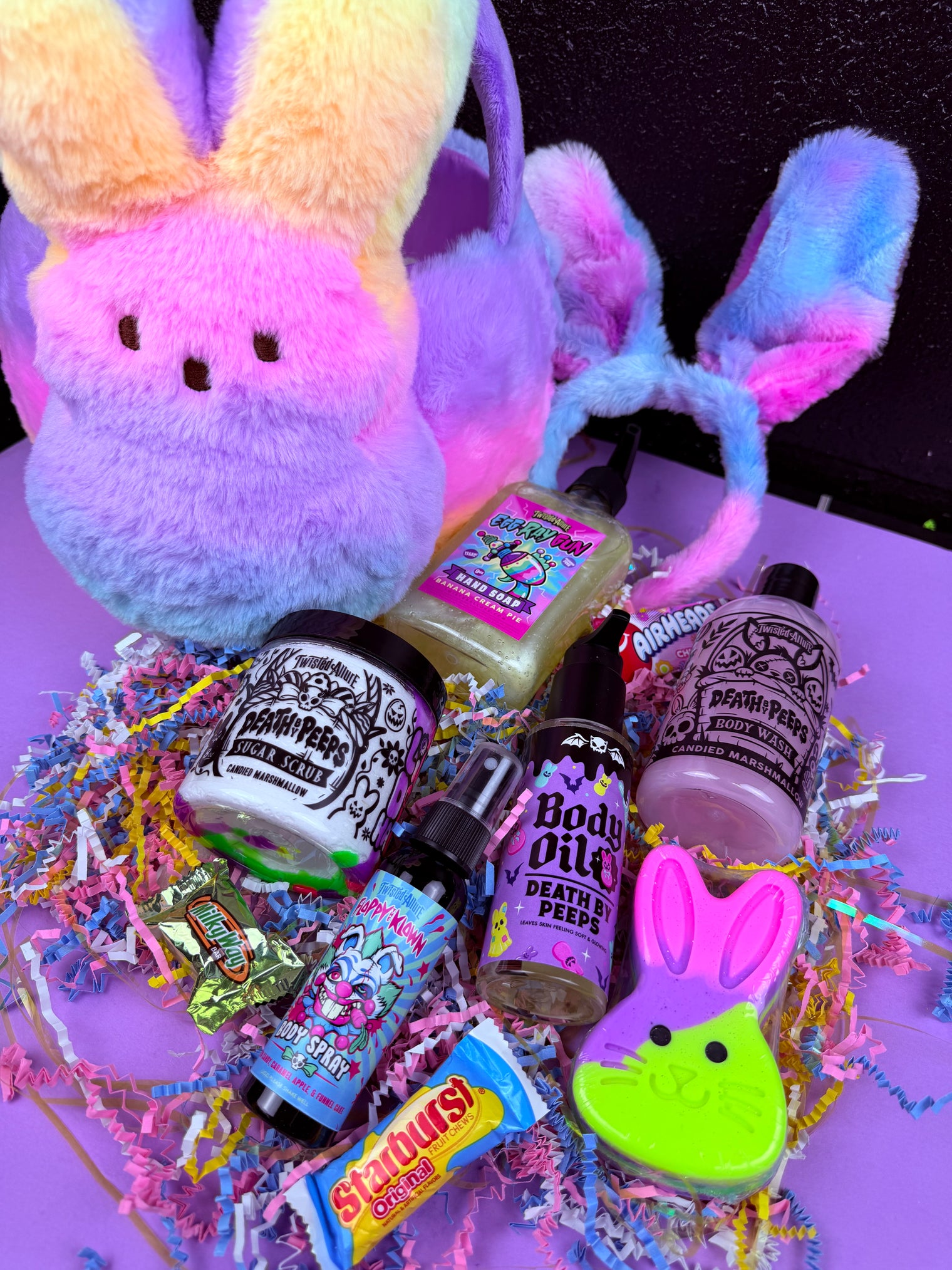 Peeps Plush Basket