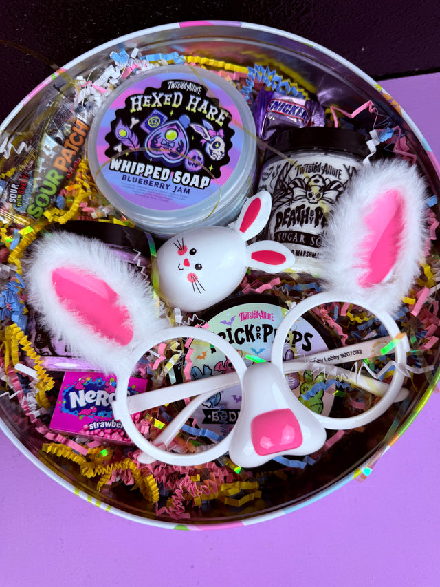 Large Happy Easter Tin