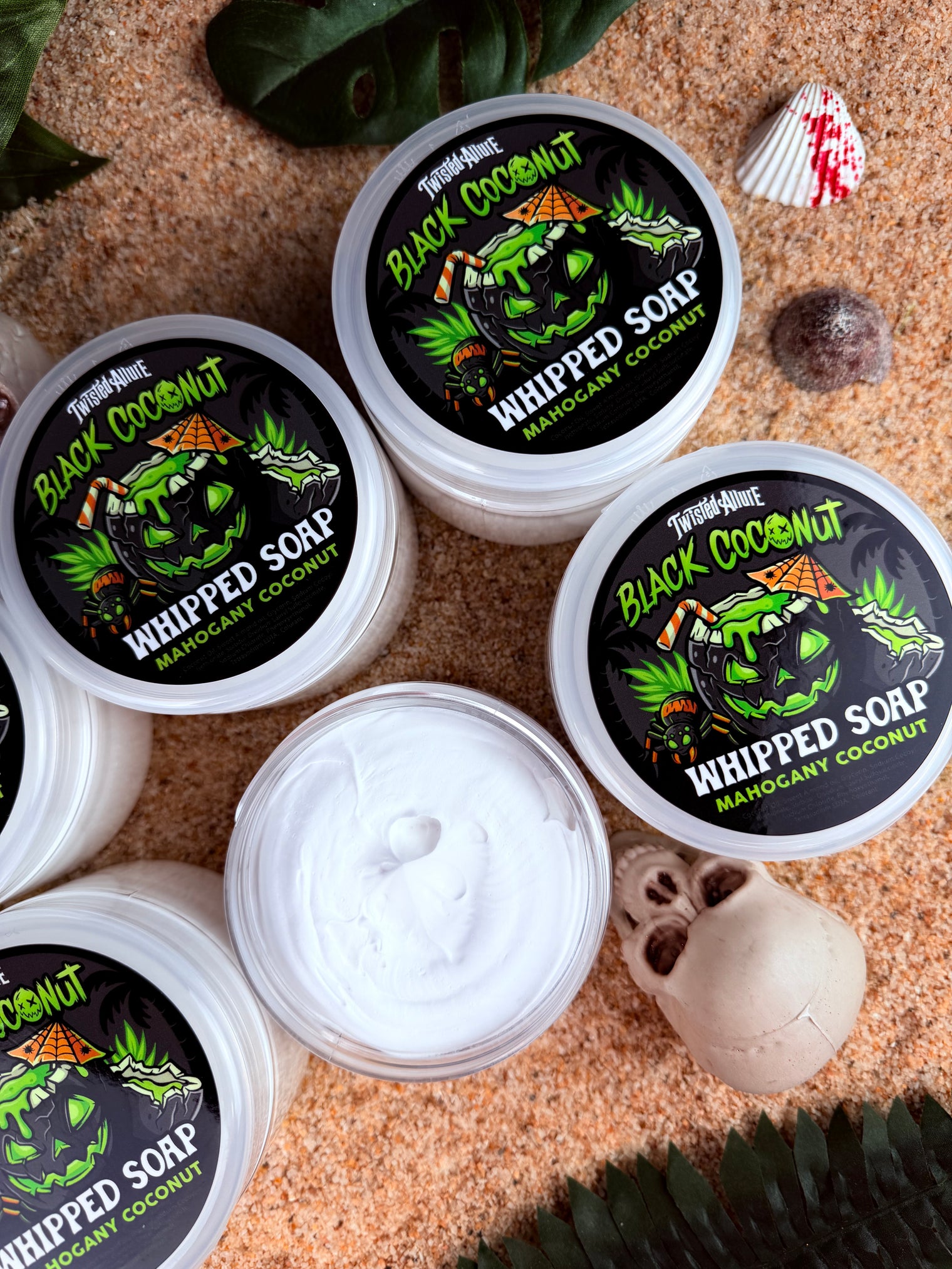 Black Coconut Whipped Soap