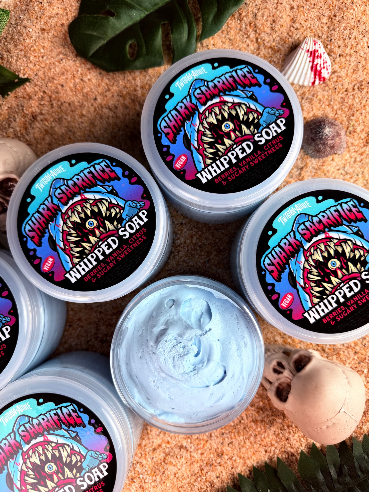 Shark Sacrifice  Whipped Soap