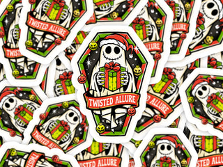 Ghost Coffin Sticker