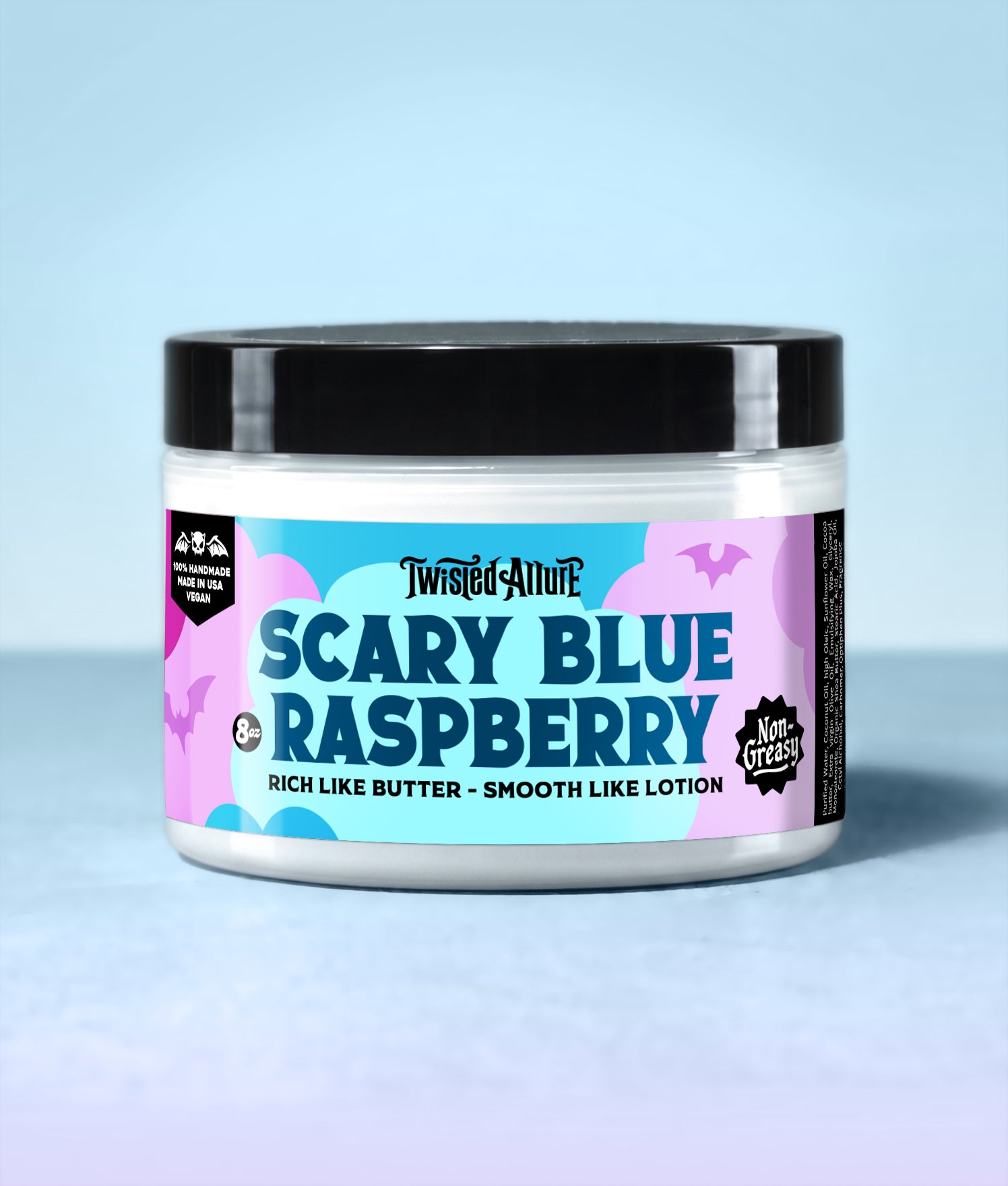 Scary Blue Raspberry Emulsified Body Butter