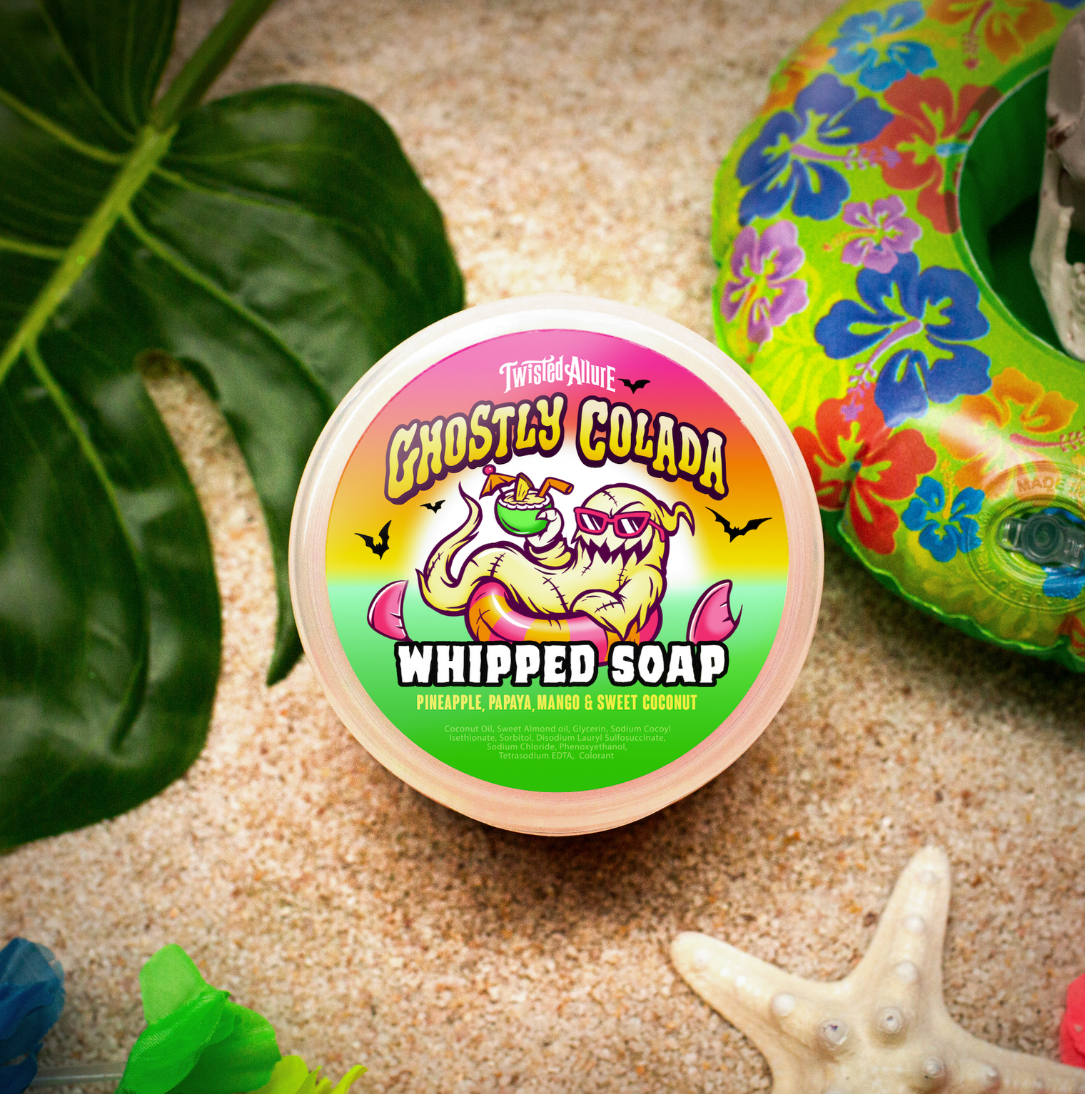 Ghostly Colada Whipped Soap