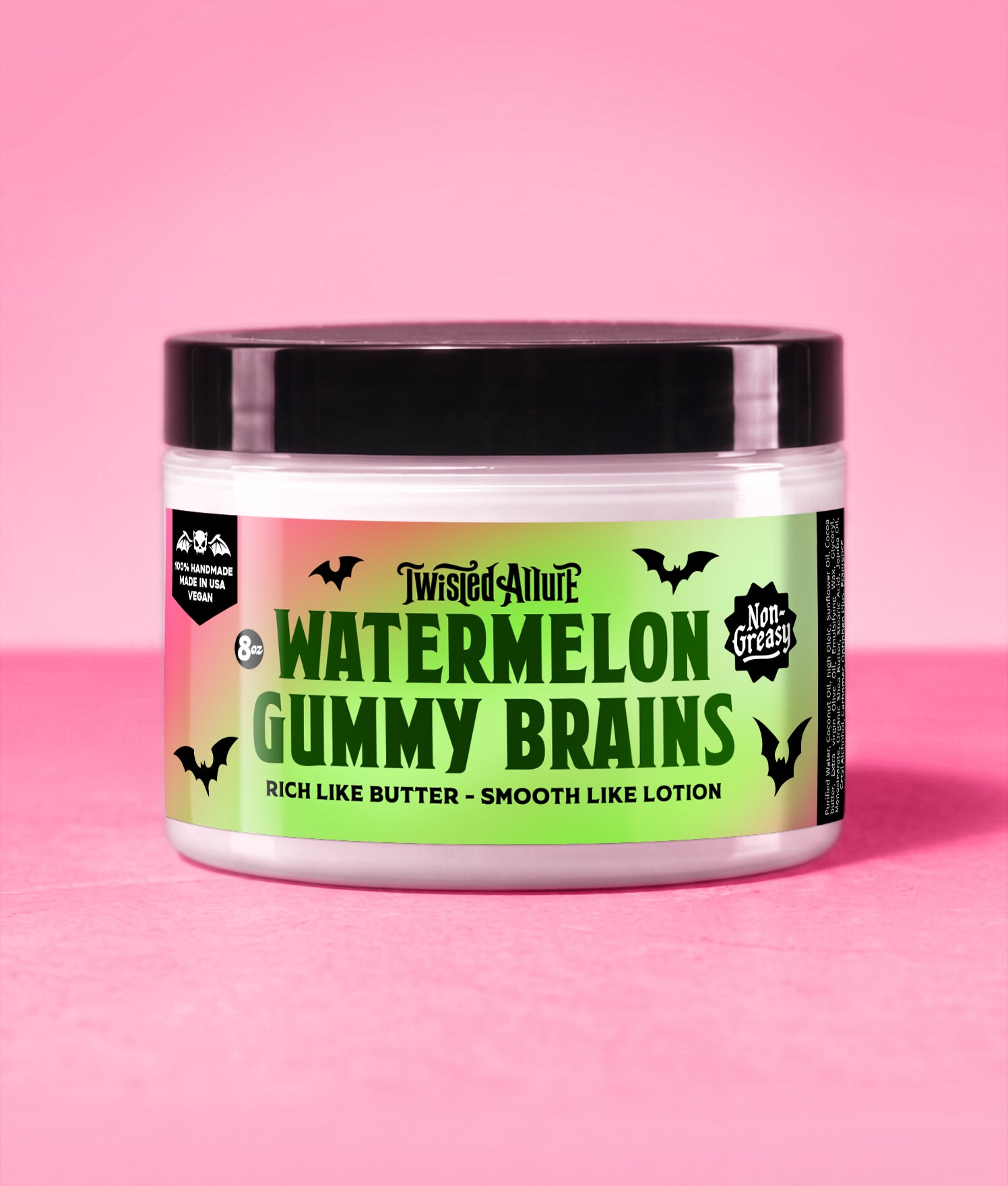 Watermelon Gummy Brains Emulsified Body Butter