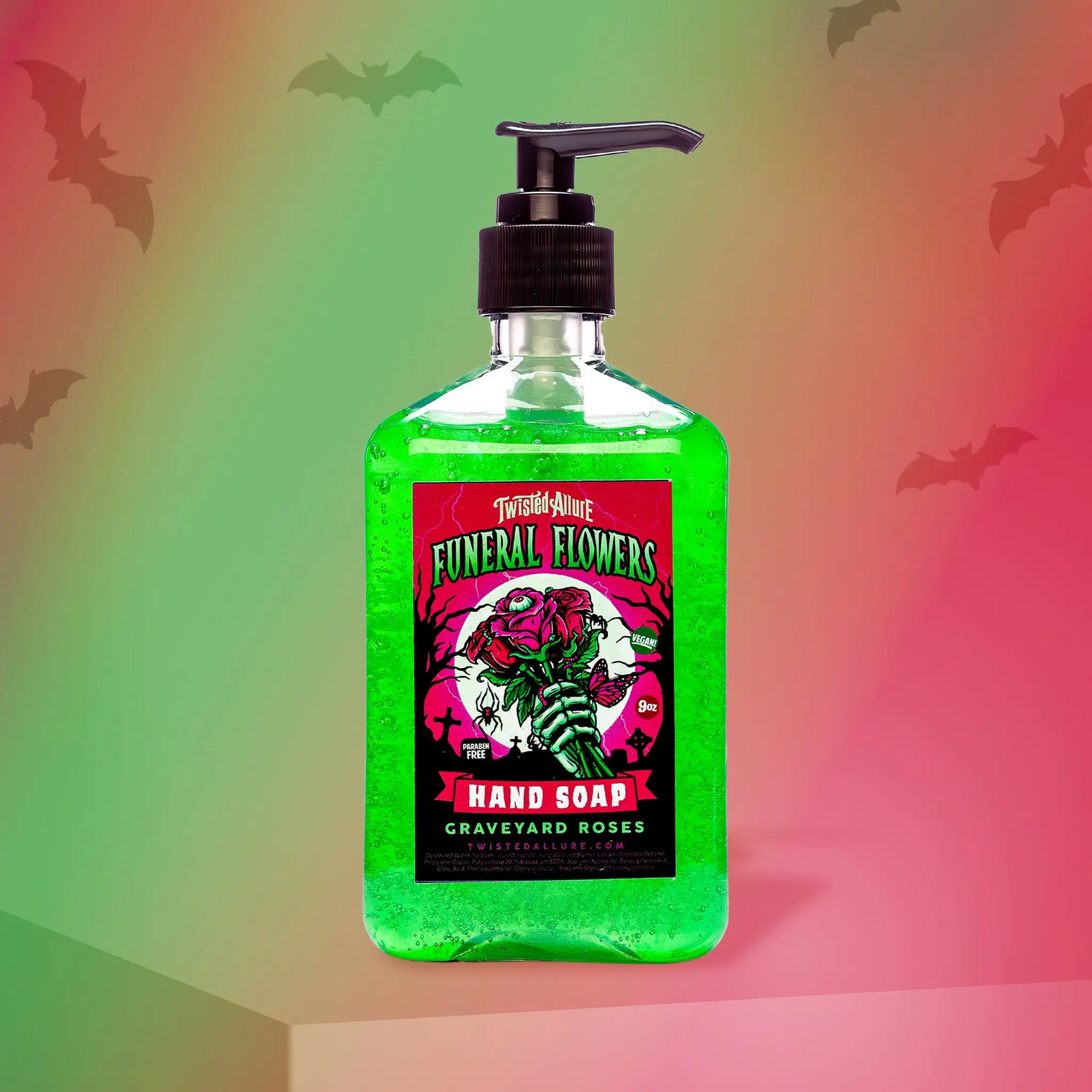 Funeral Flowers Hand Soap