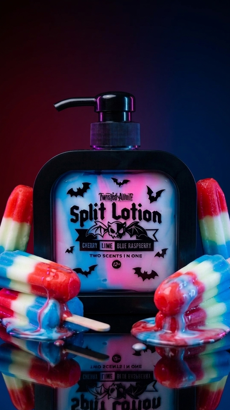 Cherry Lime Blue Raspberry Split Lotion