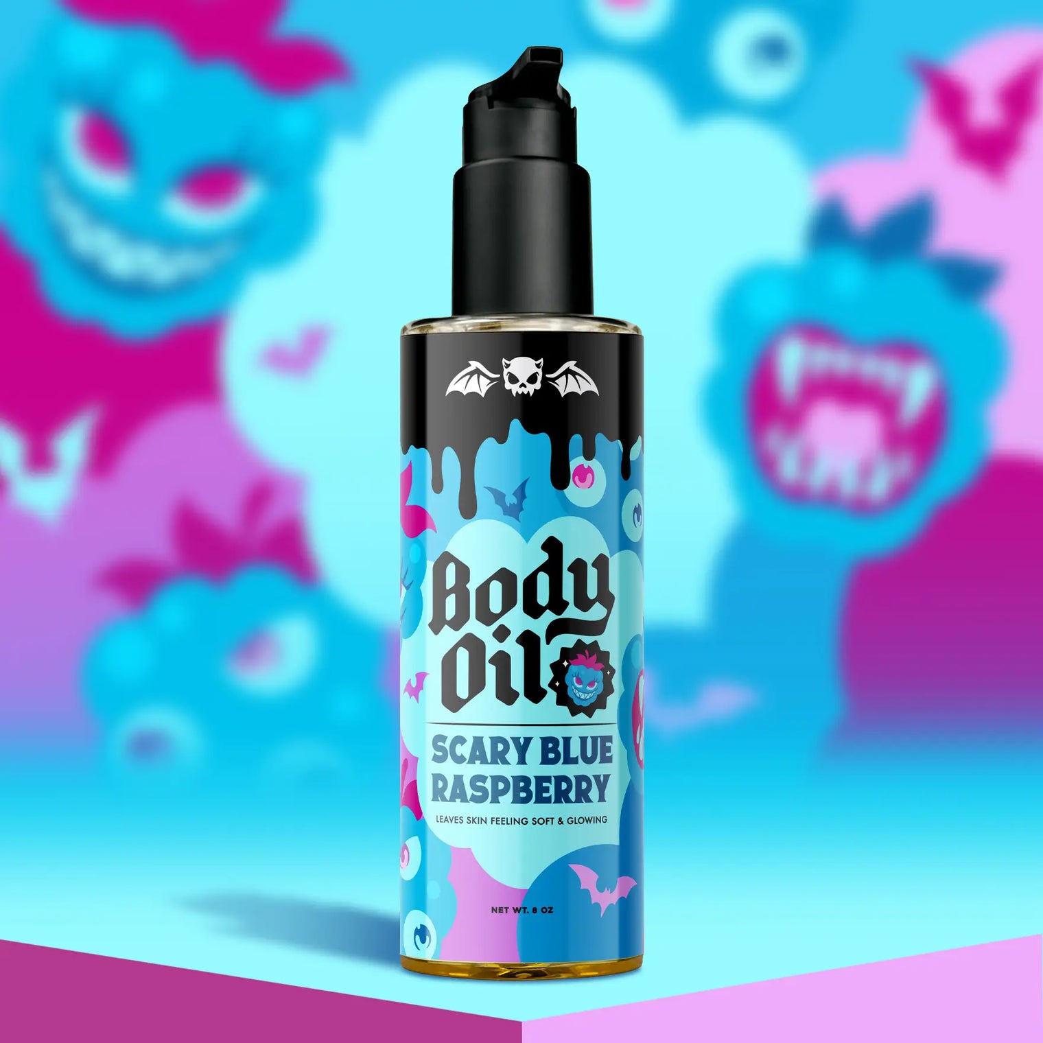 Scary Blue Raspberry Body Oil