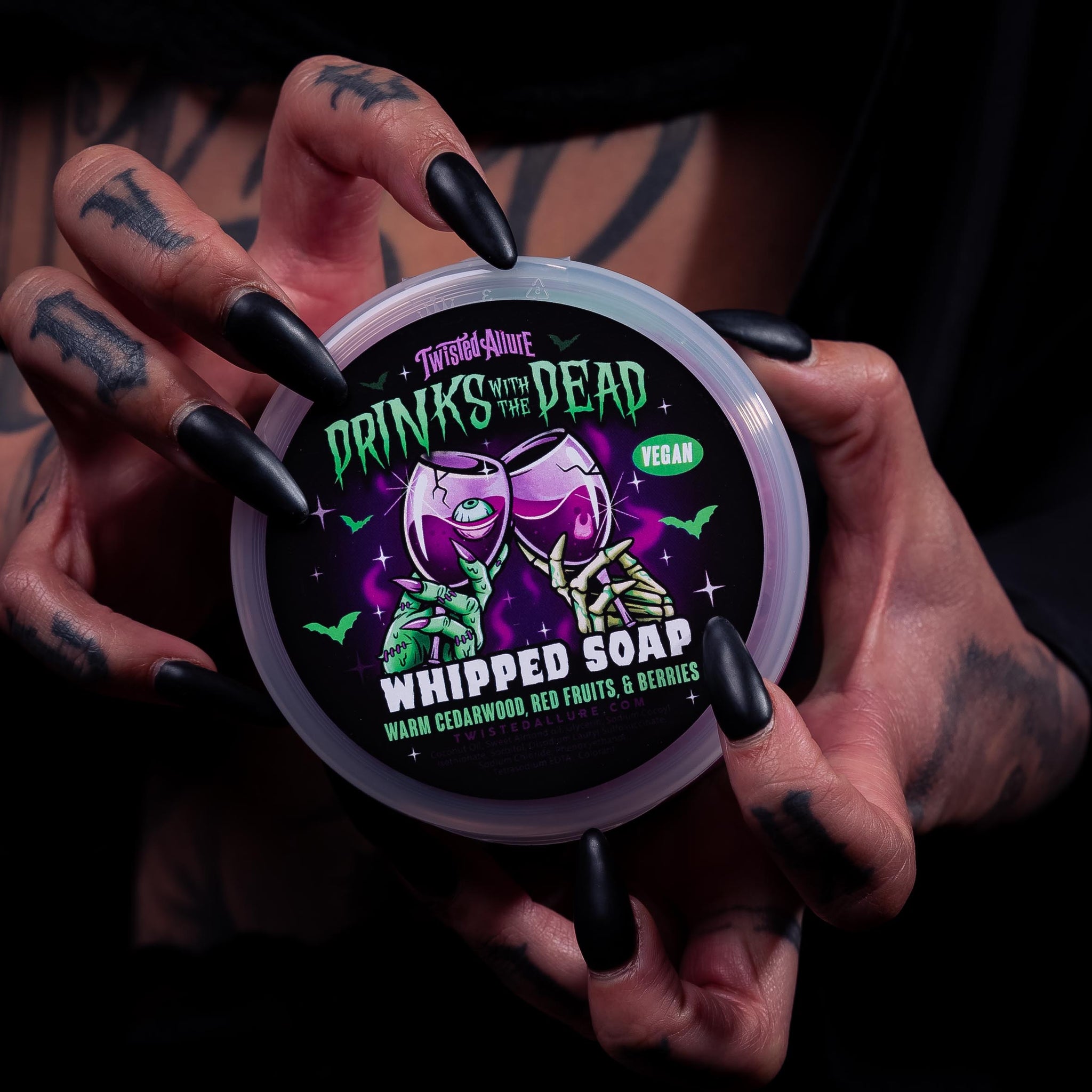 Drinks with the Dead Whipped Soap (Cedarwood, red fruits & berries)