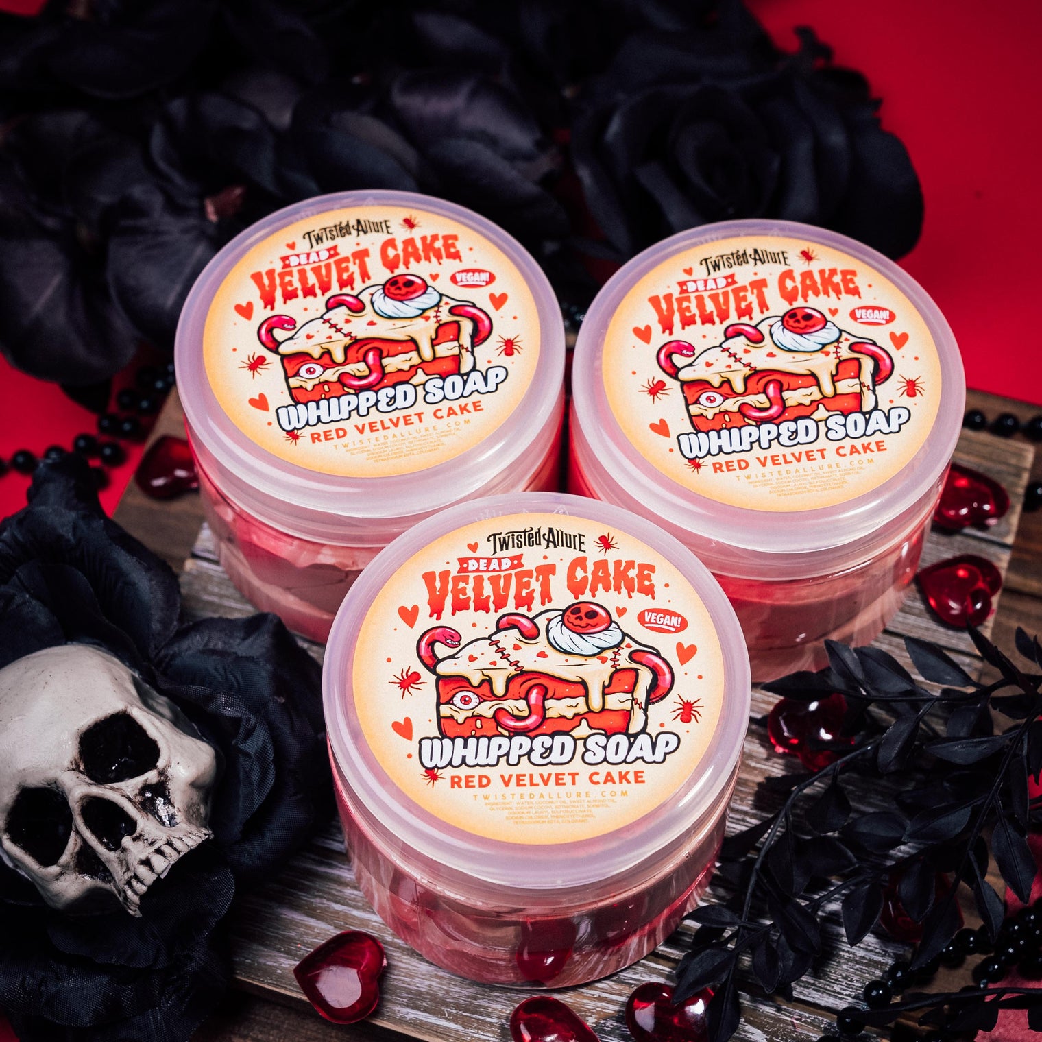 Dead velvet cake Whipped soap