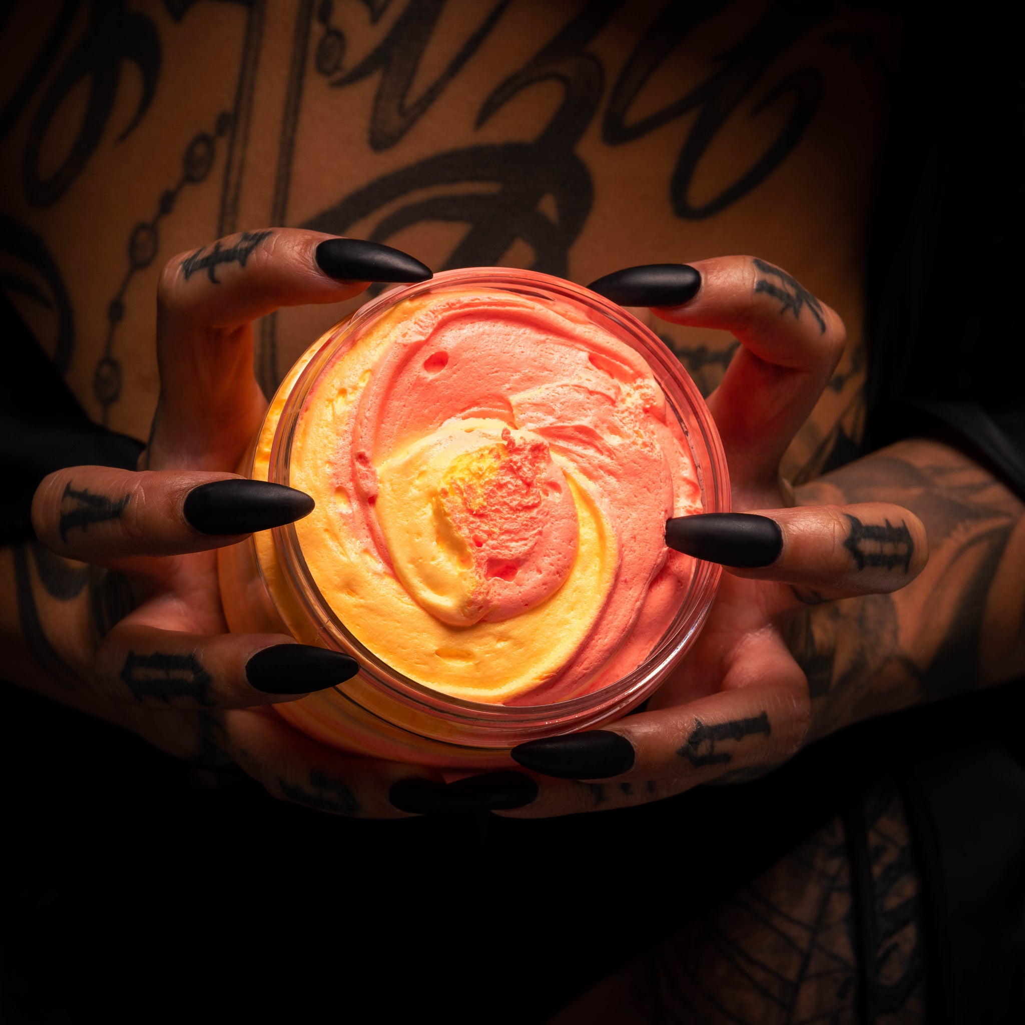 Spooky Peach Whipped Soap