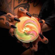 Load image into Gallery viewer, Sherbet Skulls Whipped Soap (Rainbow Sherbet Ice Cream)