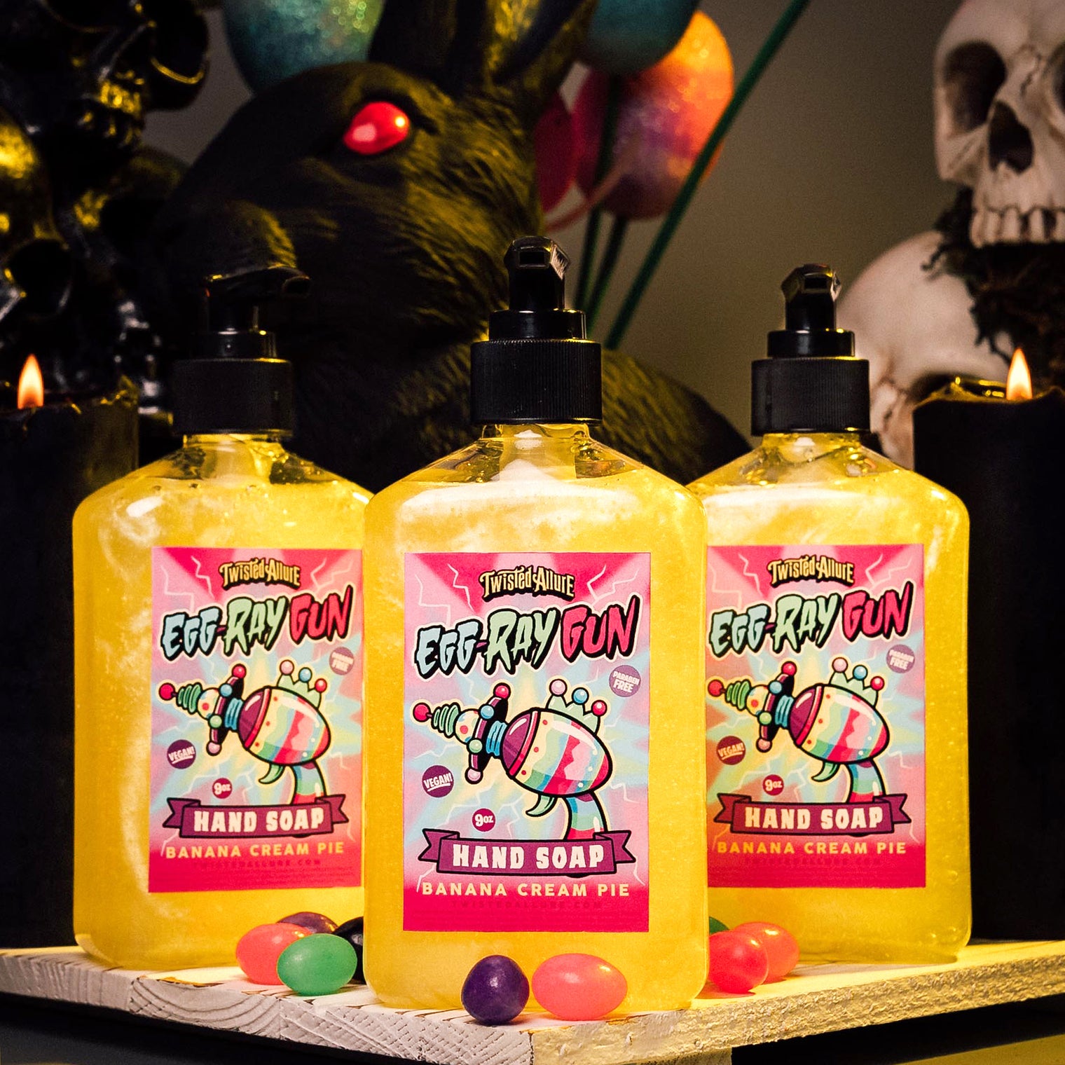 Egg-Ray Gun Hand Soap
