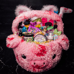 Ultimate Bloody Pig Plush basket