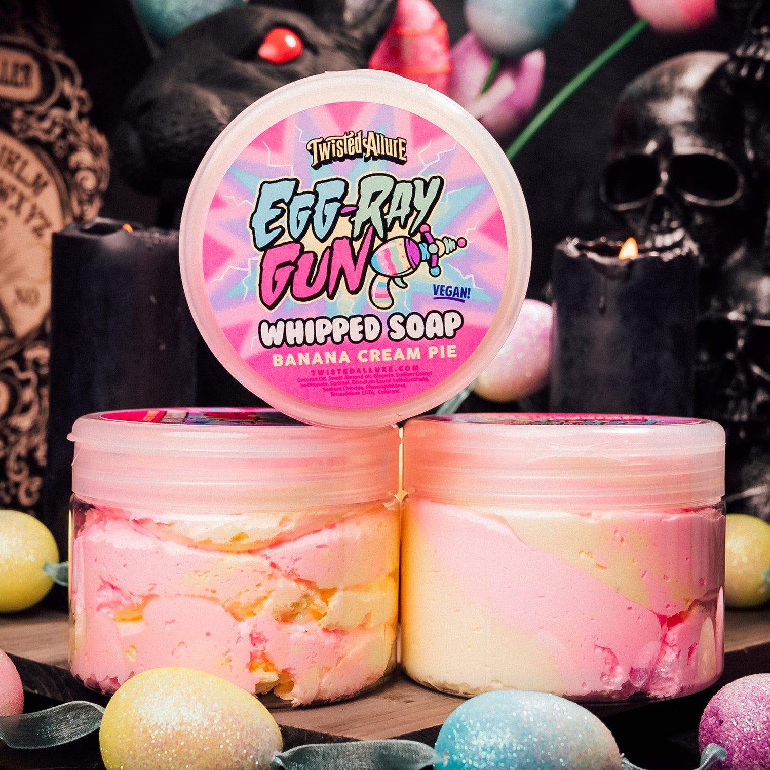 Egg-Ray Gun Whipped Soap
