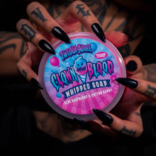 Load image into Gallery viewer, Clown Blood Whipped Soap (Blue Raspberry Cotton Candy)