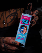 Load image into Gallery viewer, Monsters are Human Body Lotion (Citrus,bergamot,sandalwood &amp; vanilla)
