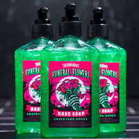 Funeral Flowers Hand Soap