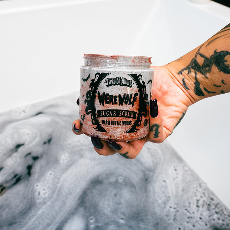 Werewolf Sugar Scrub (Warm Rustic Woods)